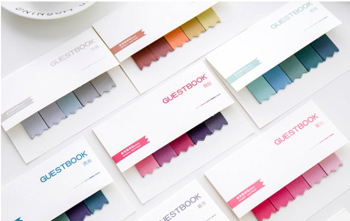 Wholesale Paper Creative Gradient Neon Sticky Notes